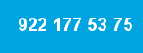922 177 53 75 922 177 53 75